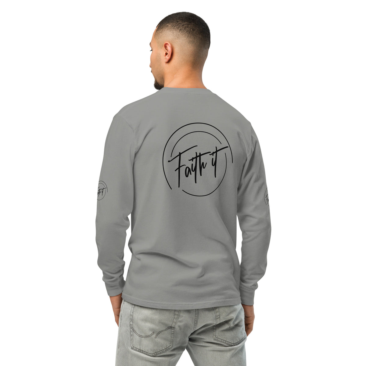 Faith-Filled Comfort - Heavyweight Long-Sleeve - - Long Sleeve T-shirts