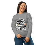 2025: A New Year, Same Amazing Sister! - Grey - Long Sleeve Shirt