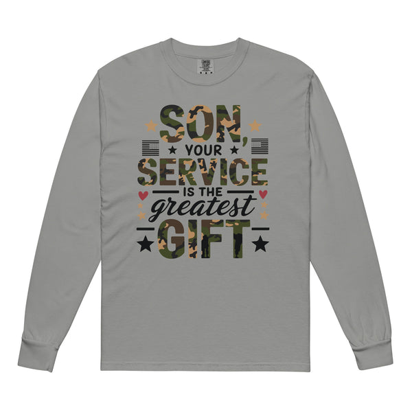 Son's Service Long Sleeve Shirt – A Tribute to His Strength - - Long Sleeves T-shirts