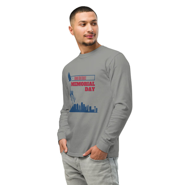 Honor Our Heroes – Memorial Day Tribute Shirt - Grey - Long Sleeve T-shirts