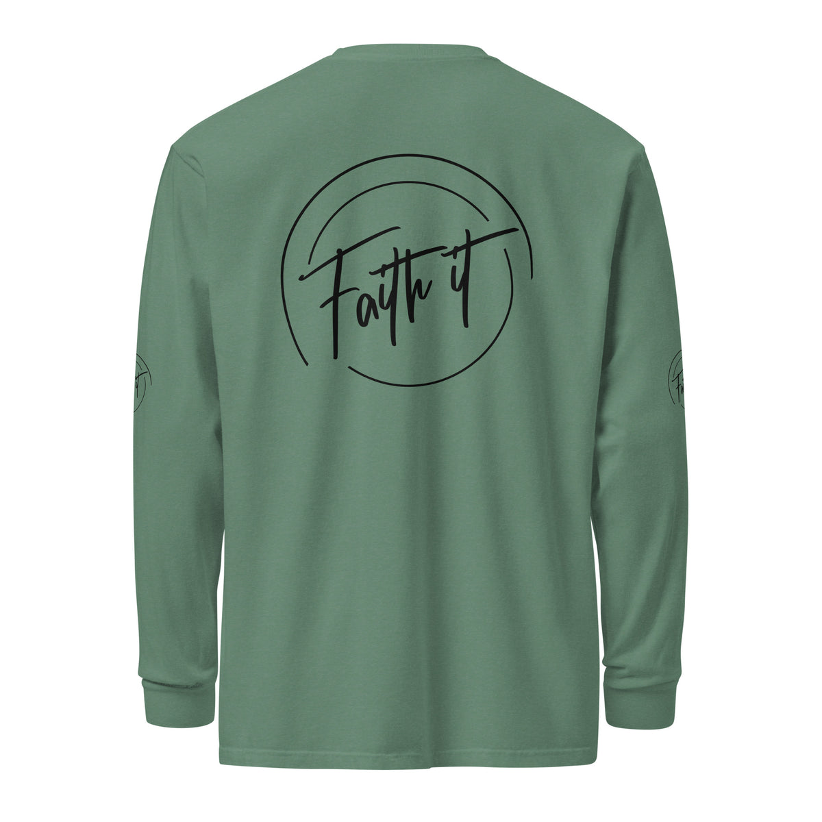 Faith-Filled Comfort - Heavyweight Long-Sleeve - - Long Sleeve T-shirts