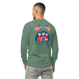 Labor Day Tribute - Honoring Every Role Long Sleeve - Light Green - T-shirts