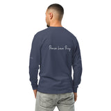 Love, Pray, and Live - Garment Dyed Comfort - - Long Sleeve T-shirts