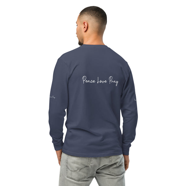 Love, Pray, and Live - Garment Dyed Comfort - - Long Sleeve T-shirts