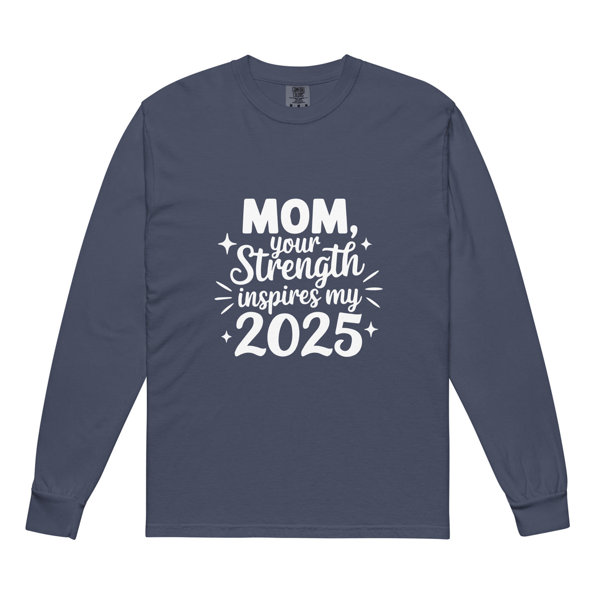 Celebrate Mom's Strength – The Perfect 2025 Gift for Her - Navy - Long Sleeve Shirt