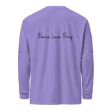 Love, Pray, and Live - Garment Dyed Comfort - - Long Sleeve T-shirts