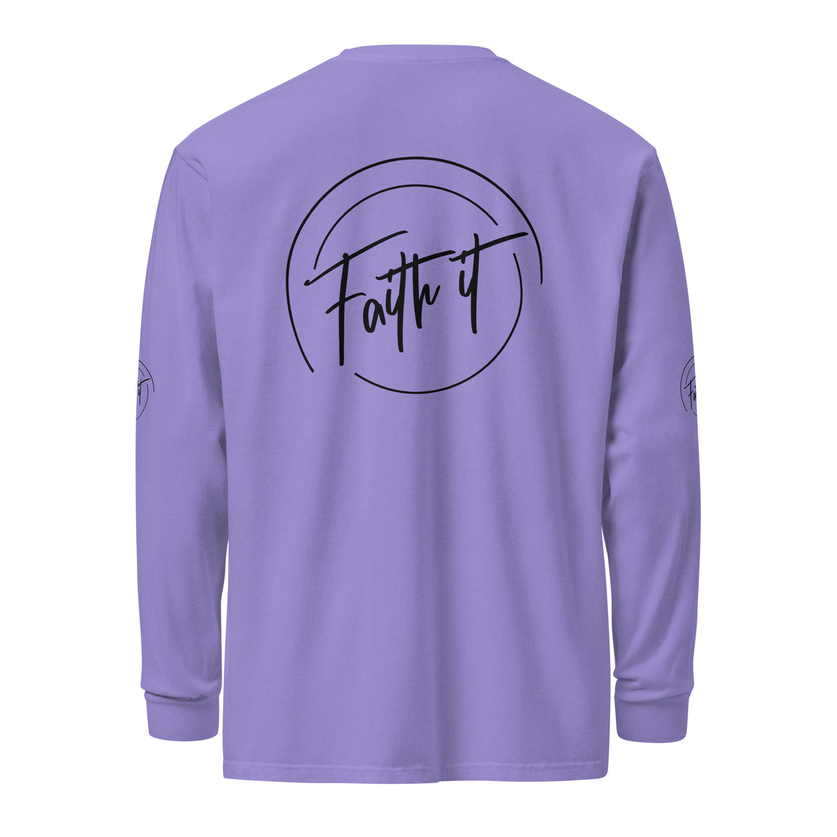 Faith-Filled Comfort - Heavyweight Long-Sleeve - - Long Sleeve T-shirts