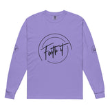 Faith-Filled Comfort - Heavyweight Long-Sleeve - Violet - Long Sleeve T-shirts