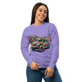 Bold Horizons - Jeep & Mountains Art Tee - Violet - Sweatshirts