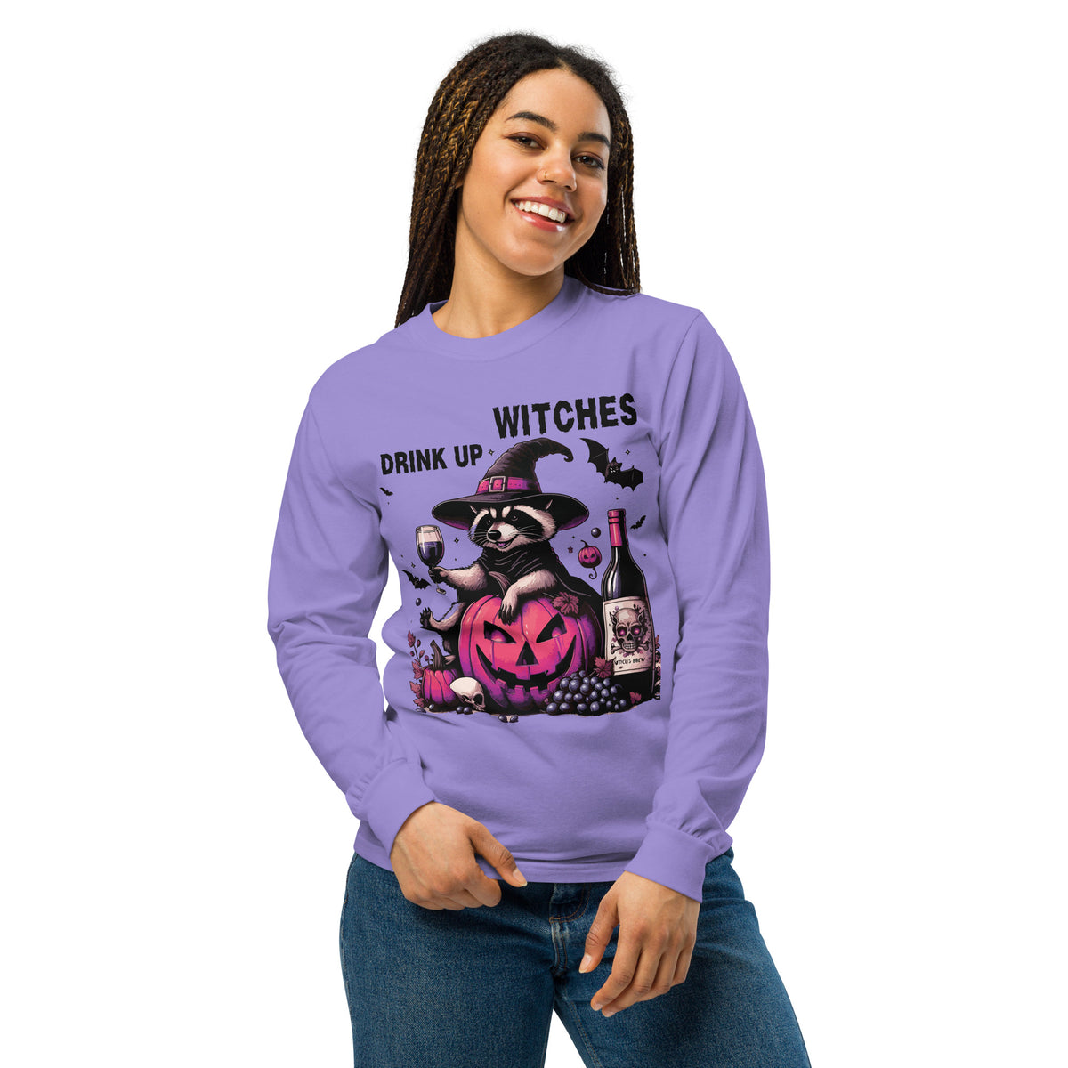 Witchy Whimsy - Halloween Magic in Every Stitch - Violet - T-shirts