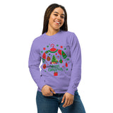 Christmastide Charm - Timeless Holiday Apparel - Violet - Hoodies