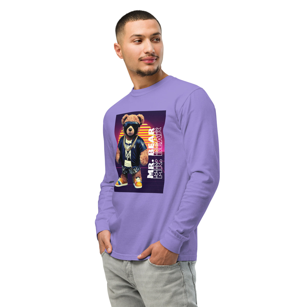 Urban Cool - Mr. Bear’s 80s Revival - Violet - T-shirts