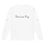 Love, Pray, and Live - Garment Dyed Comfort - - Long Sleeve T-shirts