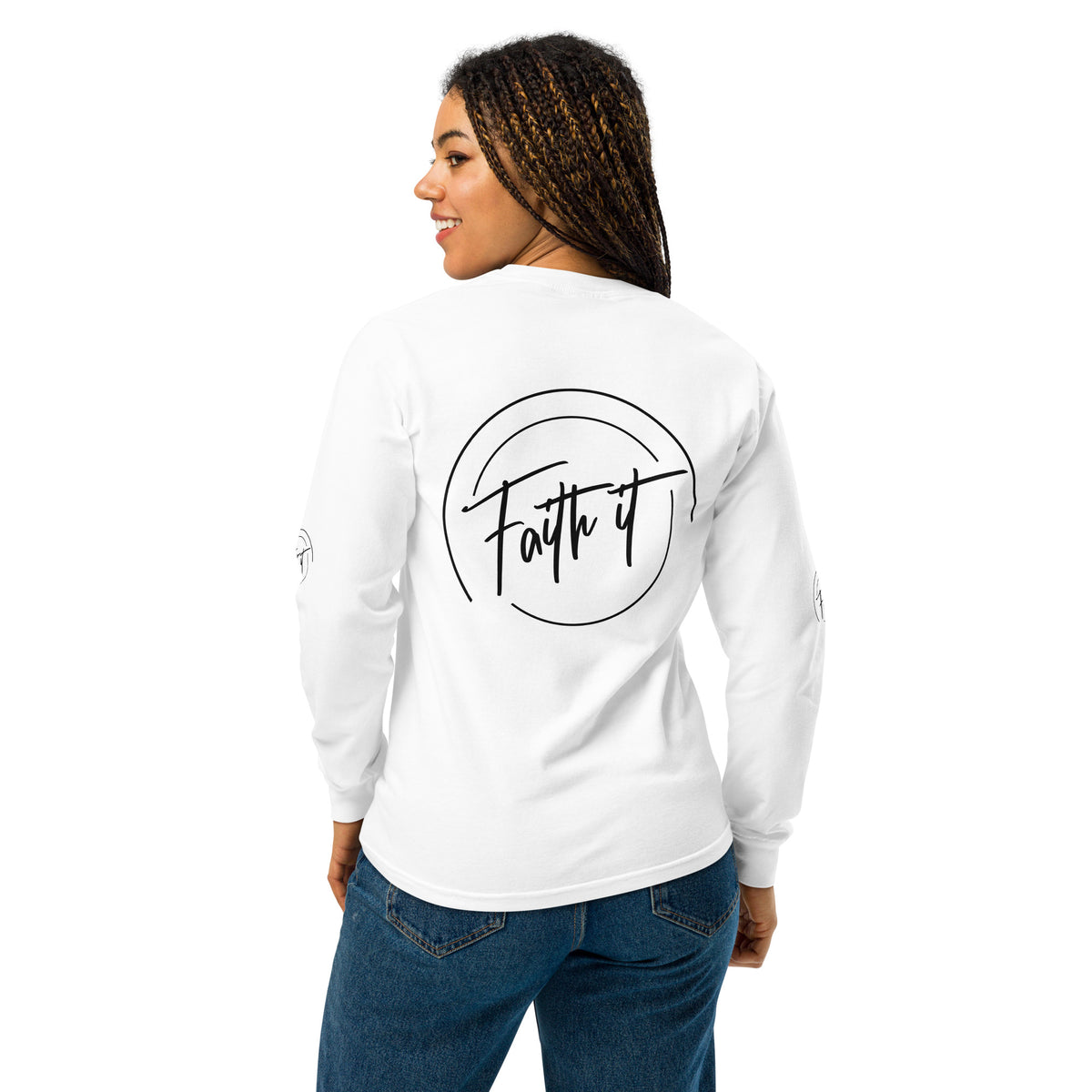 Faith-Filled Comfort - Heavyweight Long-Sleeve - - Long Sleeve T-shirts