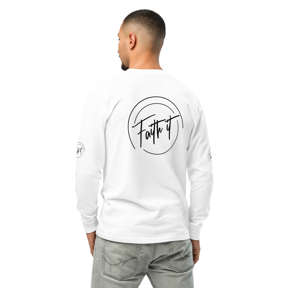 Faith-Filled Comfort - Heavyweight Long-Sleeve - - Long Sleeve T-shirts