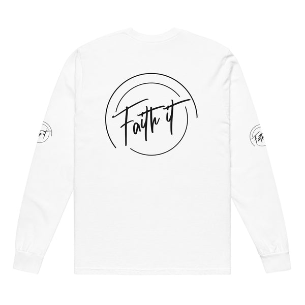 Faith-Filled Comfort - Heavyweight Long-Sleeve - - Long Sleeve T-shirts