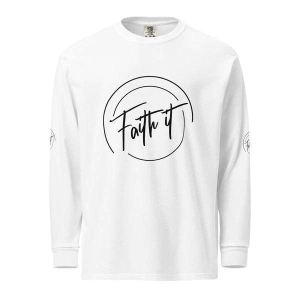 Faith-Filled Comfort - Heavyweight Long-Sleeve - - Long Sleeve T-shirts