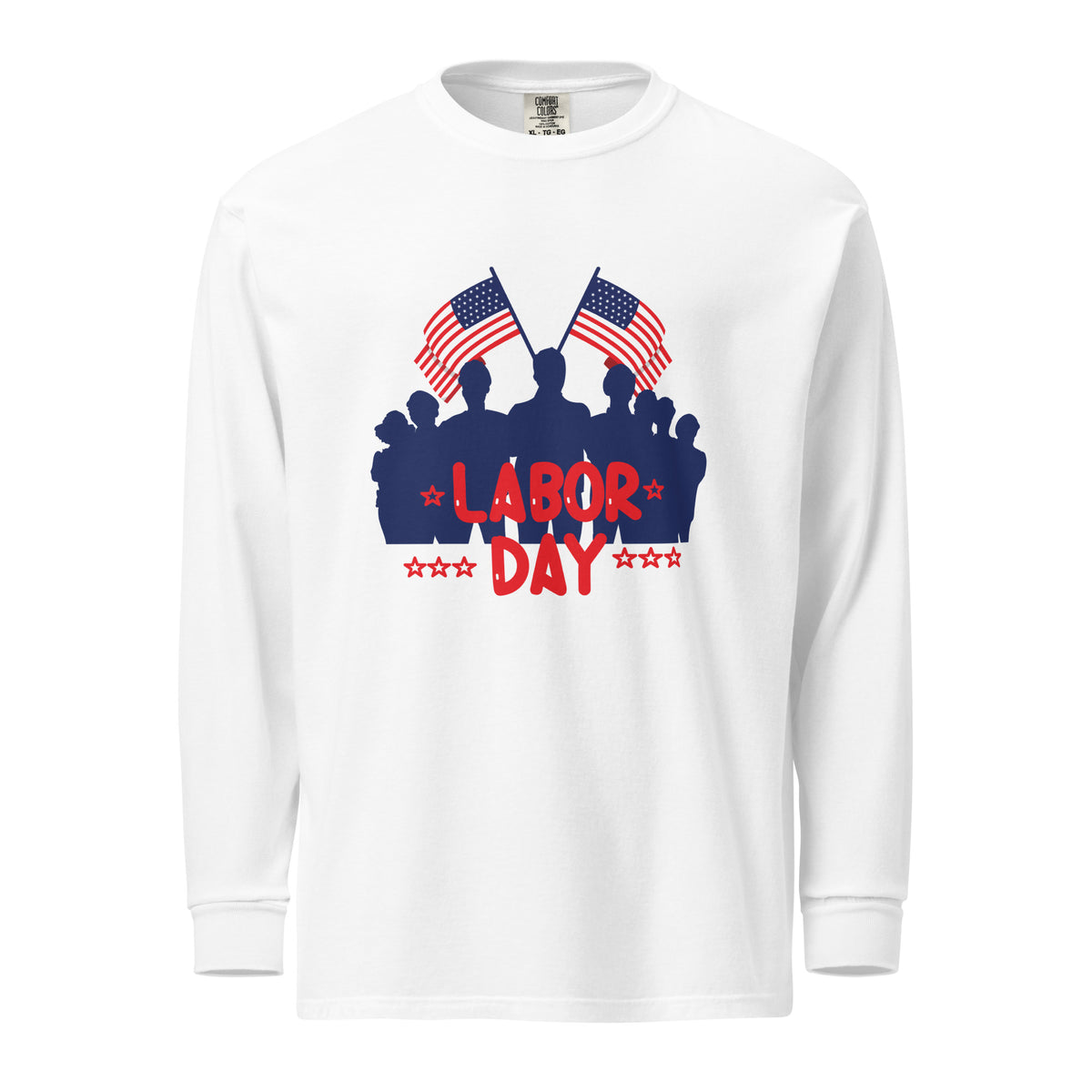 United We Stand - Patriotic Labor Day Tribute Shirt - White - T-shirts