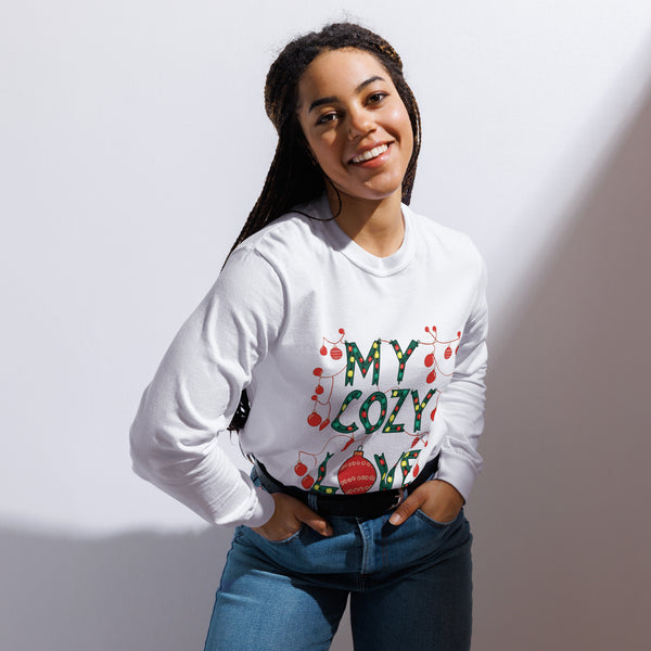 Cozy Christmas Love - Festive Long-Sleeve - - T-shirts