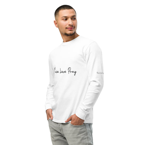 Love, Pray, and Live - Garment Dyed Comfort - - Long Sleeve T-shirts