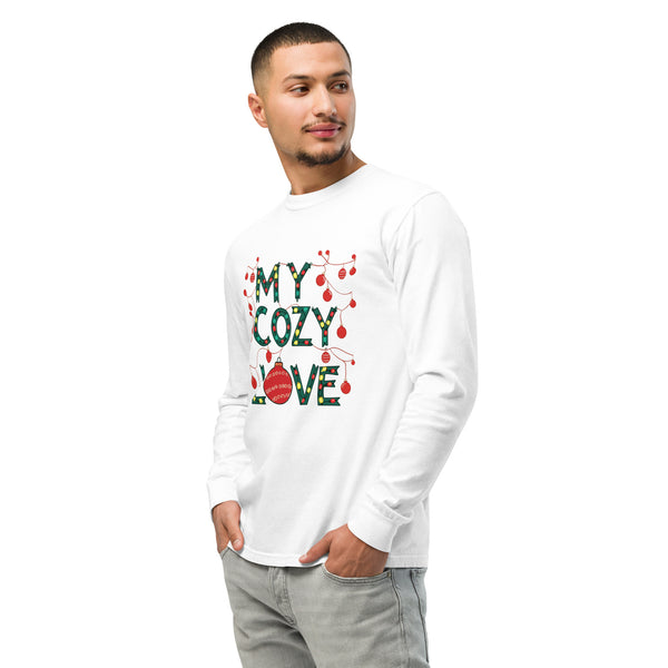 Cozy Christmas Love - Festive Long-Sleeve - - T-shirts