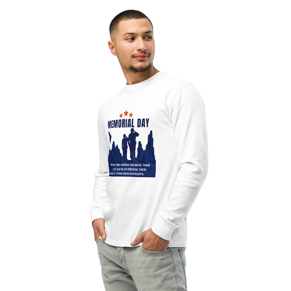 Their Legacy Lives On – Army Memorial Day Tee - White - Long Sleeve T-shirts