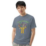 Plant More Trees Unisex Heavyweight Tee - Blue Jean -