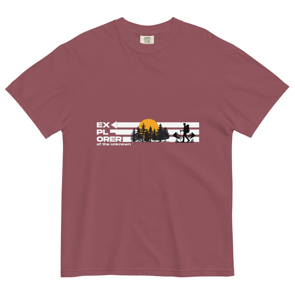 Explorer of the Unknown - Unisex Garment-Dyed Heavyweight T-Shirt - - T-shirts