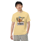 Vibes Skeleton Relaxation T-Shirt - Butter -