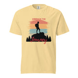 Embrace the Journey - Unisex Garment-Dyed Heavyweight T-Shirt - - T-shirts