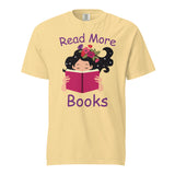 Read More Books - Unisex Garment-Dyed Heavyweight T-Shirt - Butter -