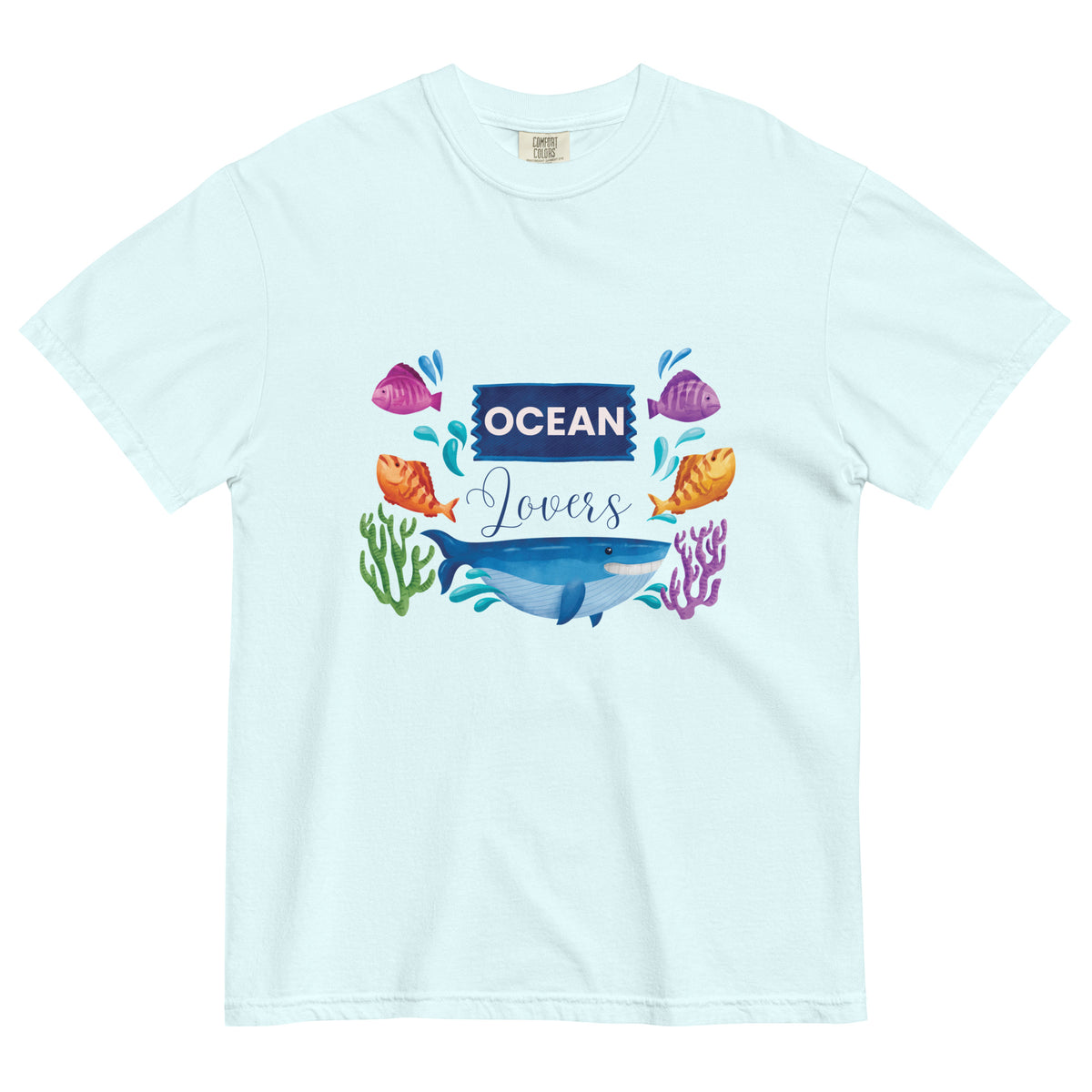 Ocean Lovers - Vibrant Underwater Adventure Unisex T-Shirt - -