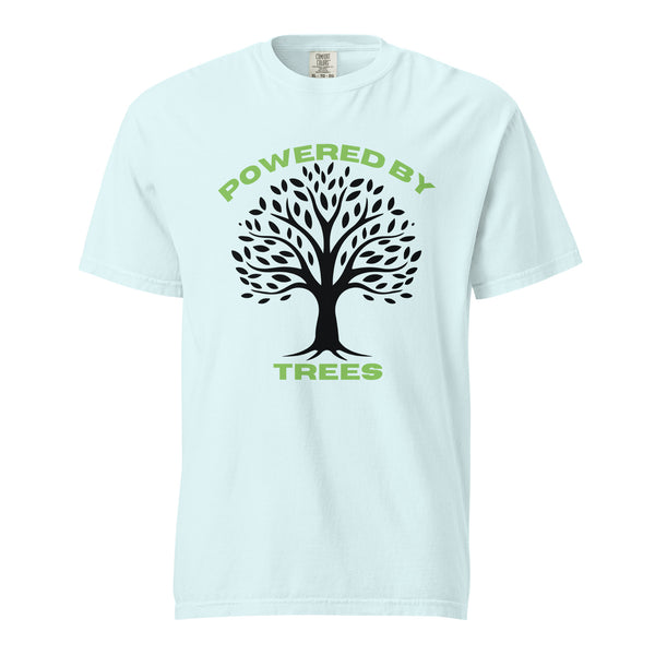 Powered by Trees - Unisex Garment-Dyed Heavyweight T-Shirt - - T-shirts