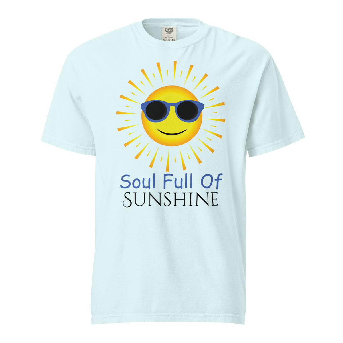 Sunshine Soul - Unisex Garment-Dyed Heavyweight T-Shirt - Chambray - T-shirts