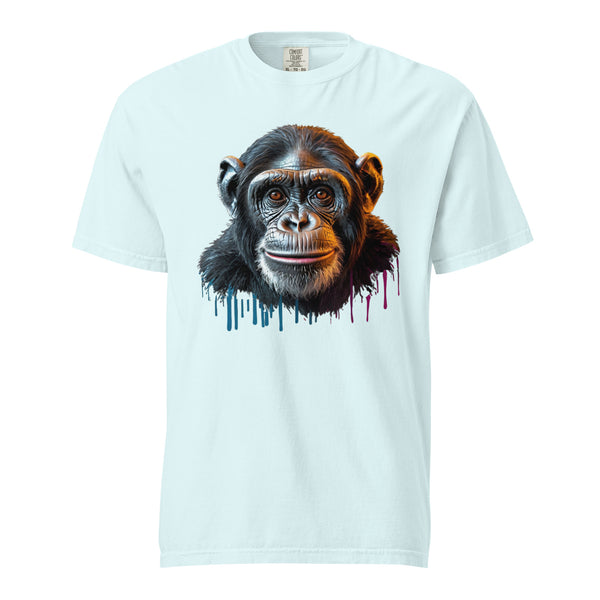 Artistic Chimpanzee Portrait Heavyweight Tee - - T-shirts