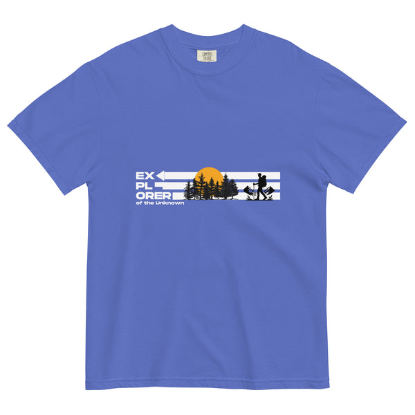 Explorer of the Unknown - Unisex Garment-Dyed Heavyweight T-Shirt - - T-shirts