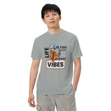 Vibes Skeleton Relaxation T-Shirt - Granite -