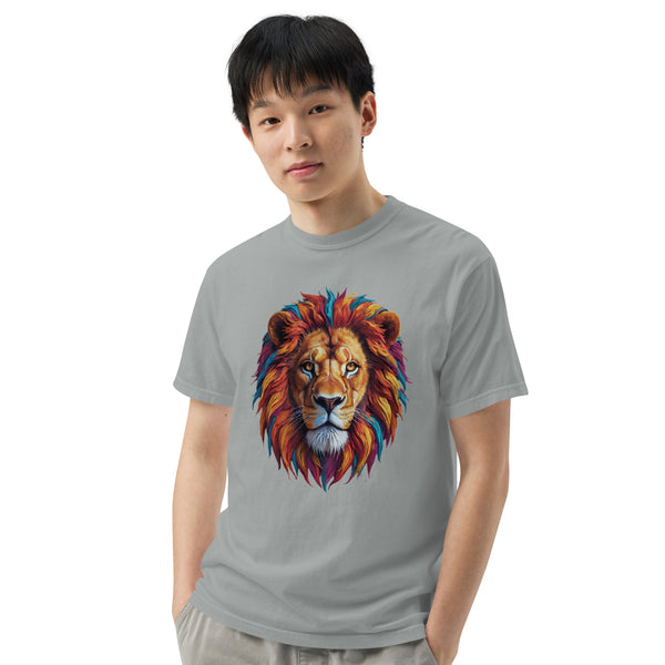 Colorful King - The Regal Lion Tee - Granite - T-shirts