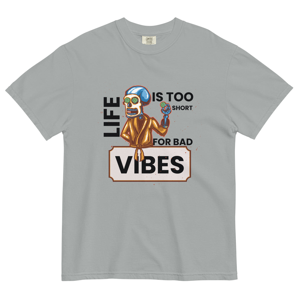 Vibes Skeleton Relaxation T-Shirt - -