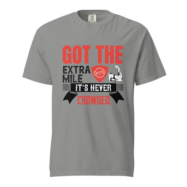 Beyond Limits Heavyweight Tee - Embrace the Extraordinary - Grey - Best Quality T shirt printed T-shirt