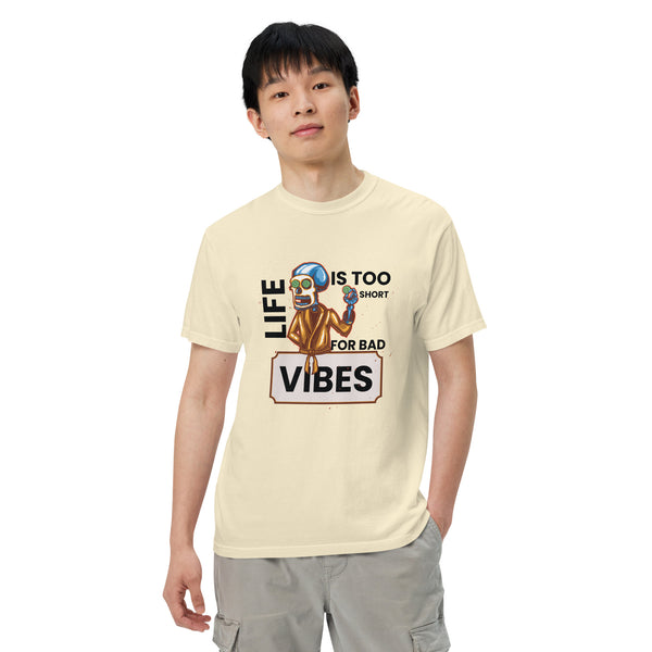 Vibes Skeleton Relaxation T-Shirt - Ivory -