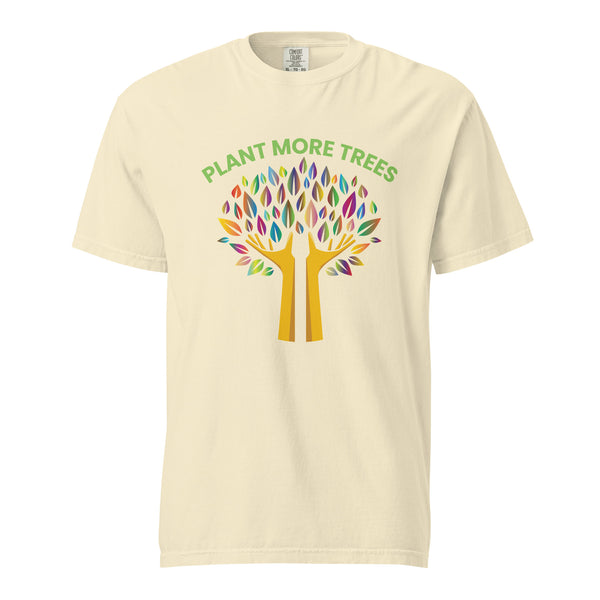 Plant More Trees Unisex Heavyweight Tee - -