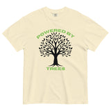 Powered by Trees - Unisex Garment-Dyed Heavyweight T-Shirt - - T-shirts