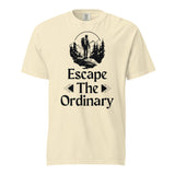 Escape The Ordinary - Adventure-Inspired Unisex Heavyweight Tee - - T-shirts