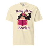 Read More Books - Unisex Garment-Dyed Heavyweight T-Shirt - Ivory -