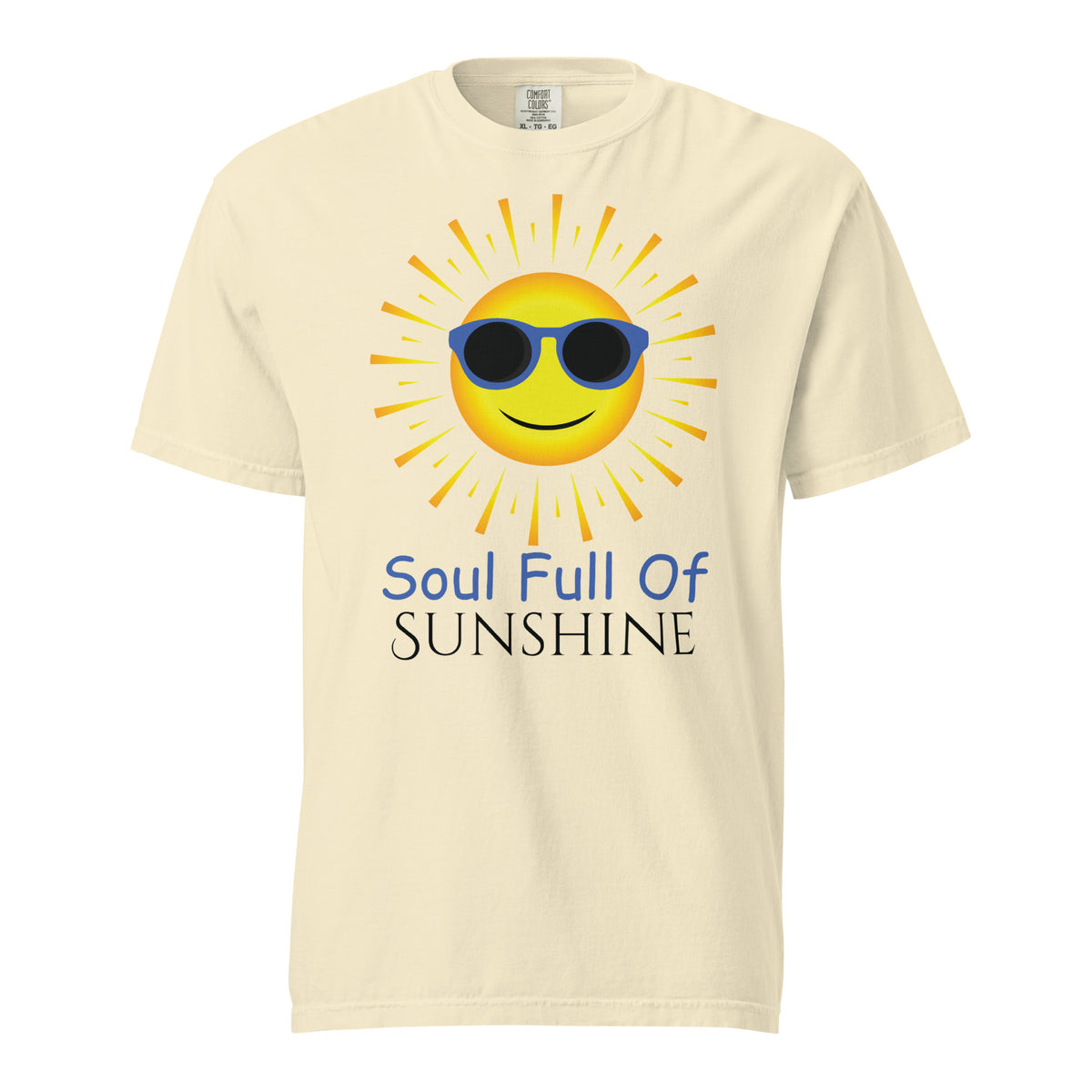 Sunshine Soul - Unisex Garment-Dyed Heavyweight T-Shirt - Ivory - T-shirts