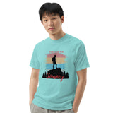 Embrace the Journey - Unisex Garment-Dyed Heavyweight T-Shirt - Lagoon Blue - T-shirts