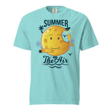 Walking Sunshine - Step into Summer Memories with Our Unique Tee - Lagoon Blue - T-shirts