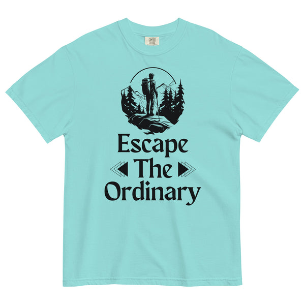 Escape The Ordinary - Adventure-Inspired Unisex Heavyweight Tee - - T-shirts