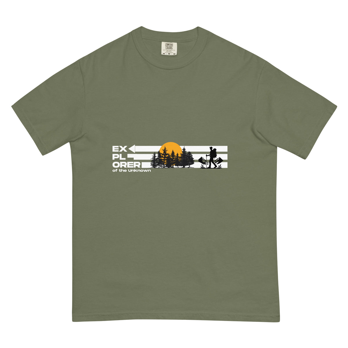 Explorer of the Unknown - Unisex Garment-Dyed Heavyweight T-Shirt - - T-shirts